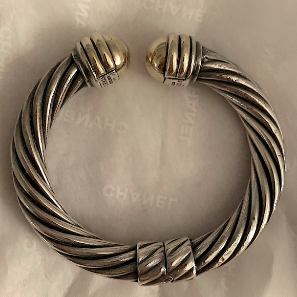 David Yurman Cable Classic® Bracelet with 14K Gold - Picture 4 of 9